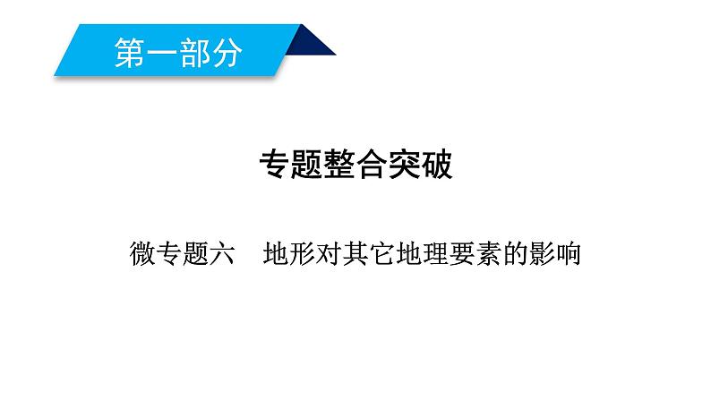 2019高考地理大二轮复习精品课件:专题四 地壳的运动规律 微专题6(通用版)(25张PPT)01