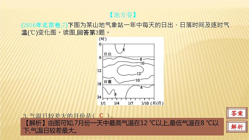 2019届 二轮复习:第三单元 地球上的大气 第一节 课件(38张)(全国通用 )04
