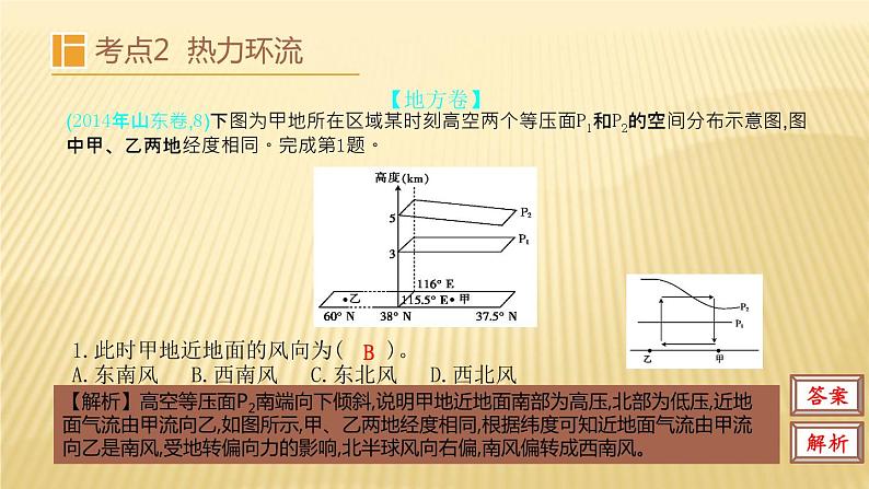2019届 二轮复习:第三单元 地球上的大气 第一节 课件(38张)(全国通用 )07