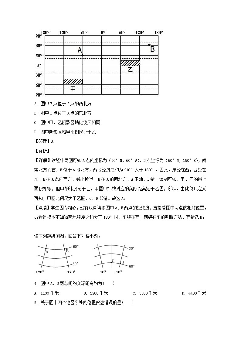 2018-2019学年福建省莆田第八中学高二下学期第一次月考地理试题 解析版02