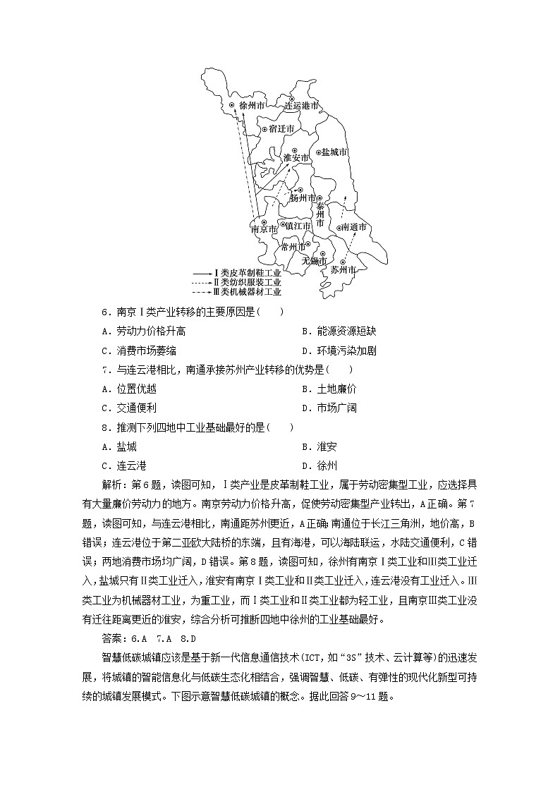2021高考地理一轮复习第九章区域地理环境与人类活动章末综合检测(九)(含解析)湘教版03