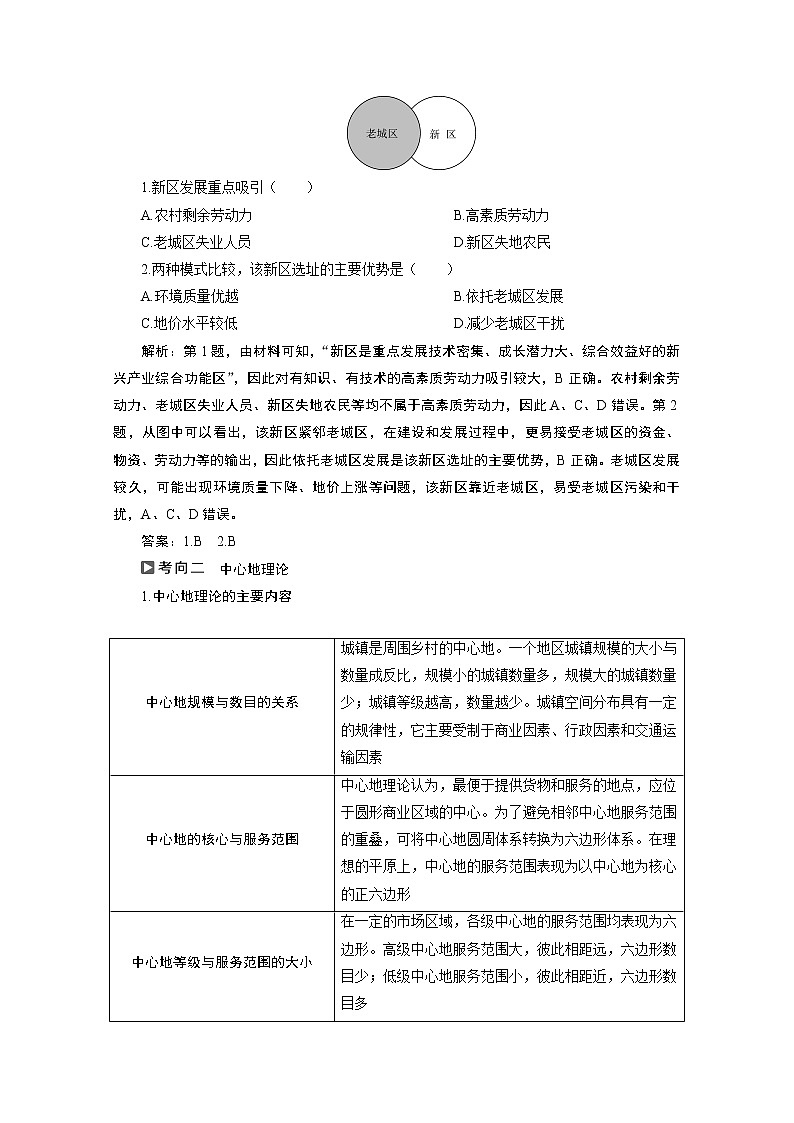 2020浙江高考地理二轮讲义:专题九 城市与环境03
