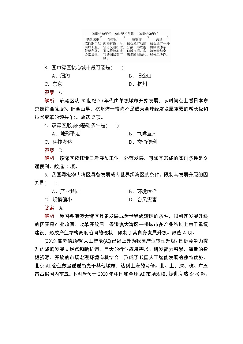 2020届高考地理大二轮专题复习冲刺地理(创新版):专题二大气运动规律十落实国家战略 实现跨越发展专题检测02