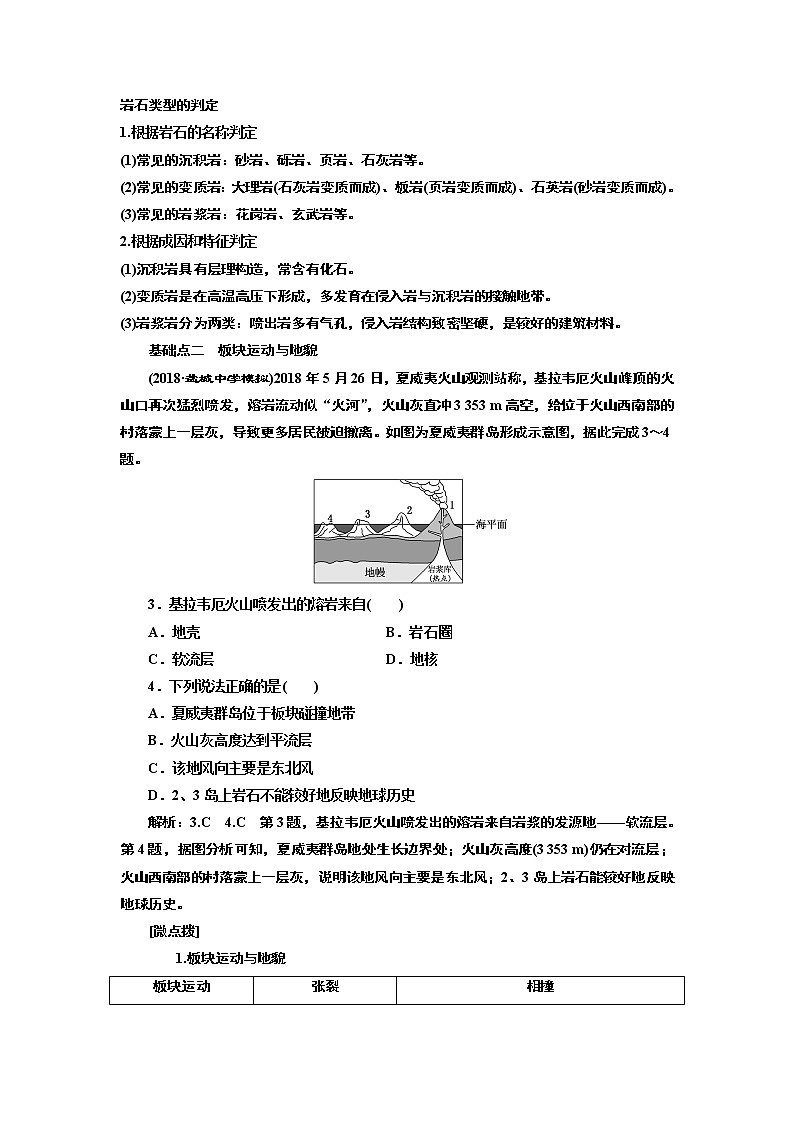 2019版二轮复习地理江苏专版讲义:第一部分命题视角(二)地表形态变化第2页