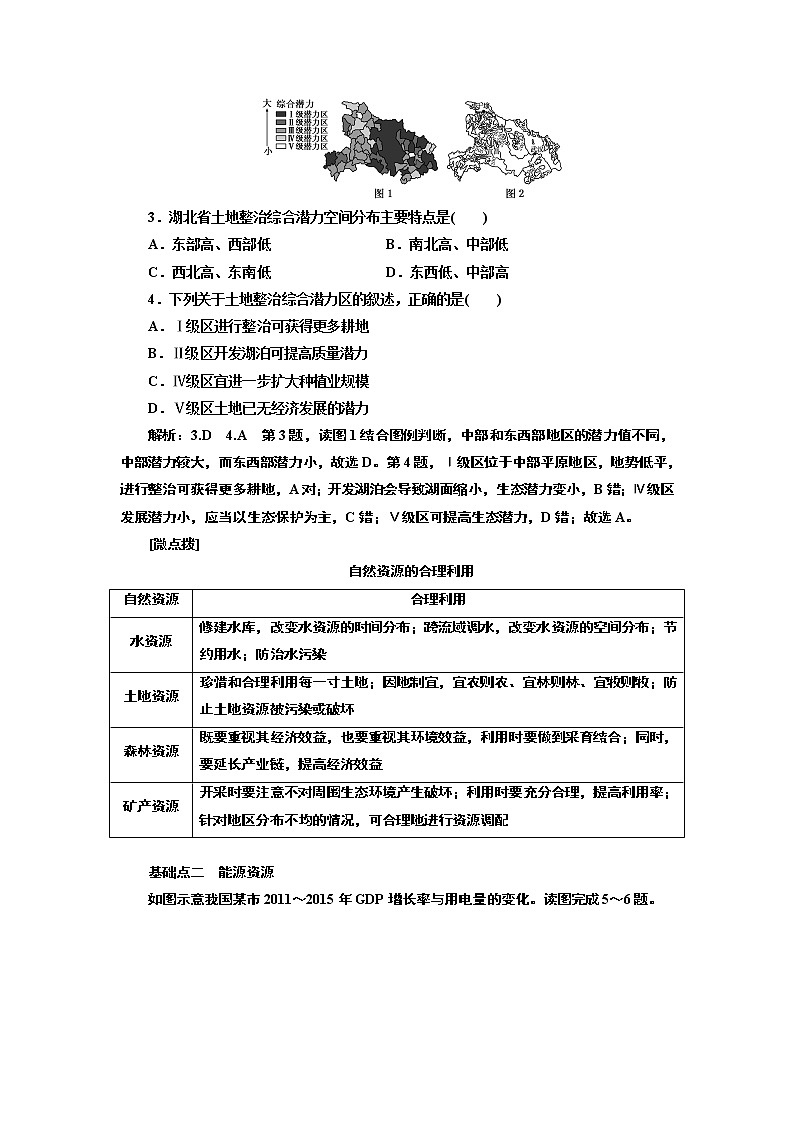 2019版二轮复习地理江苏专版讲义:第一部分命题视角(九)资源与环境第2页