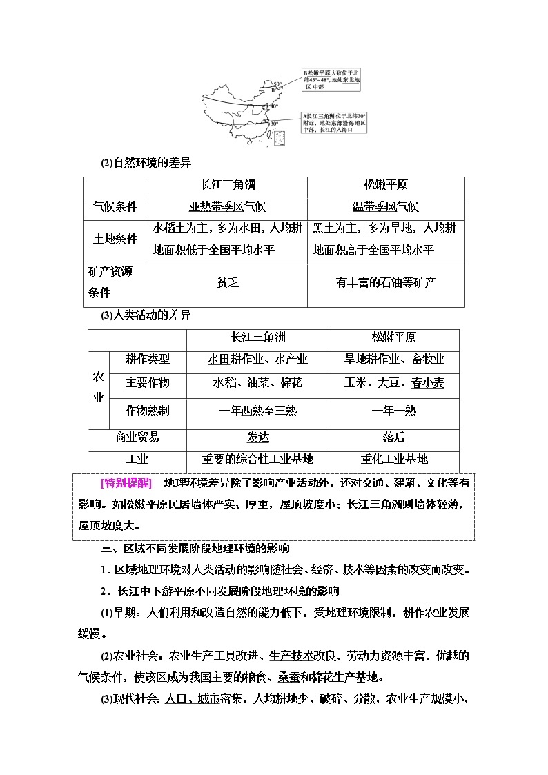 2020-2021学年地理人教版必修3教师用书：第1章第1节　地理环境对区域发展的影响02