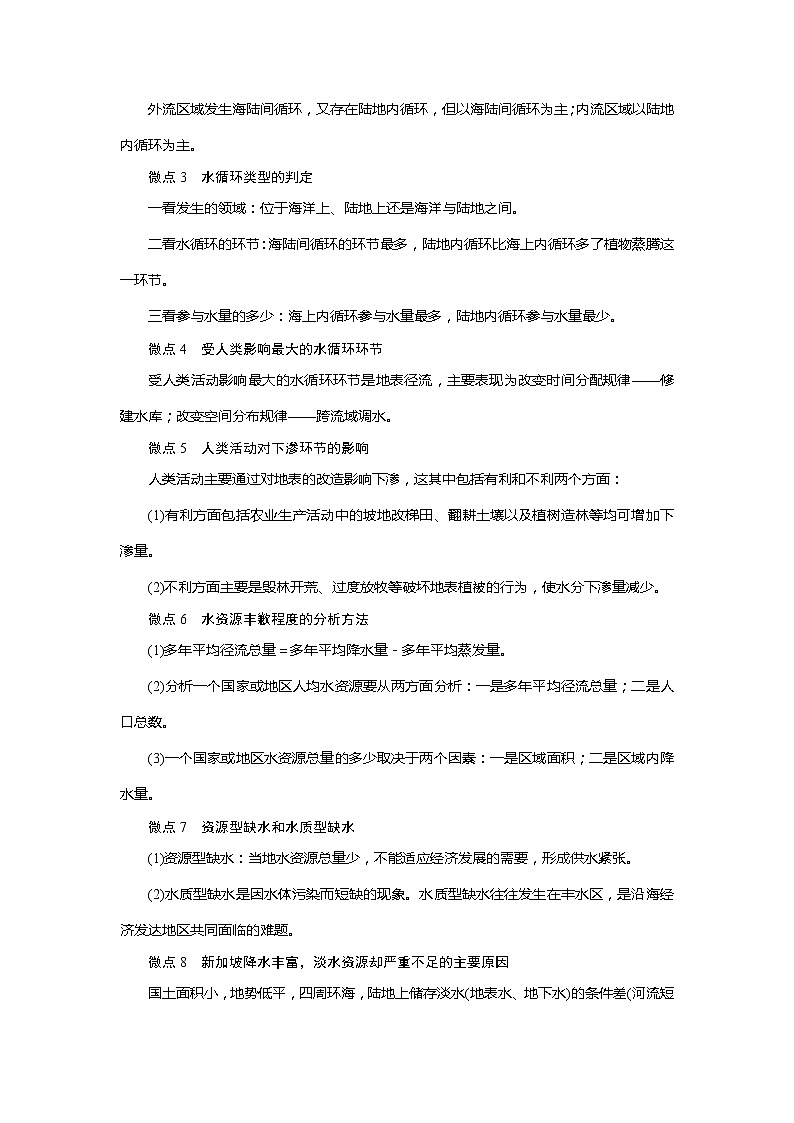 2021版新高考选考地理(人教版)一轮复习教师用书:第12讲 自然界的水循环和水资源的合理利用03