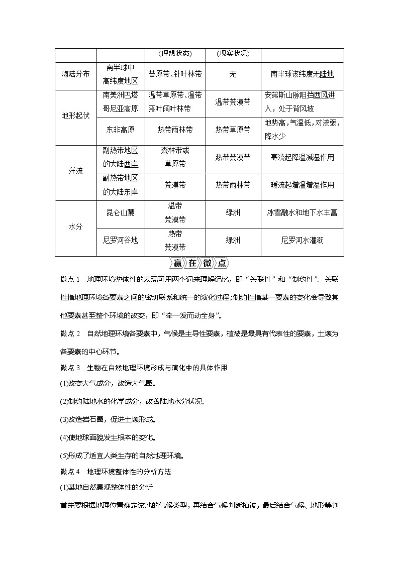 2021版高考地理(中图版)一轮复习教师用书:第12讲 地理环境的整体性和地域分异03