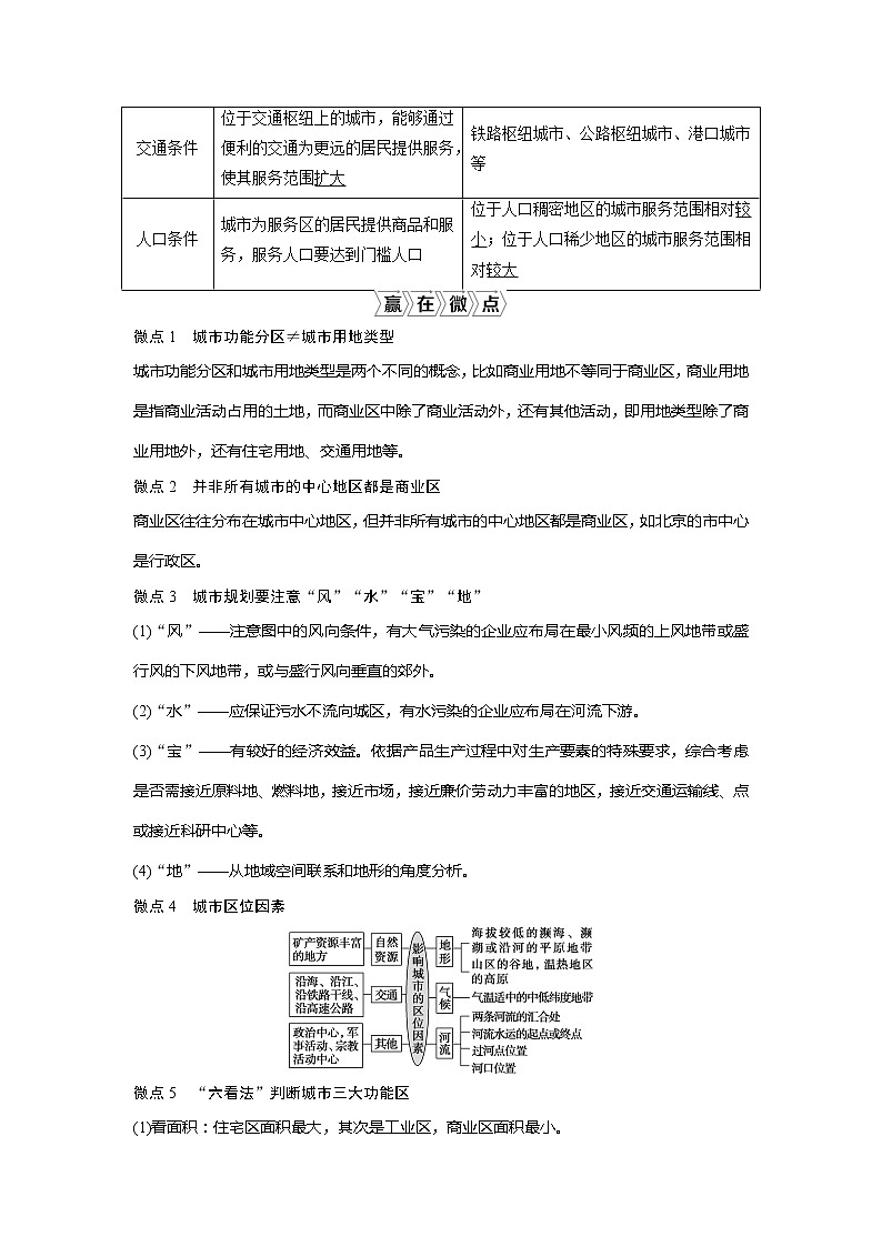 2021版高考地理(中图版)一轮复习教师用书:第16讲 城市的空间结构 地域文化与城市发展第3页