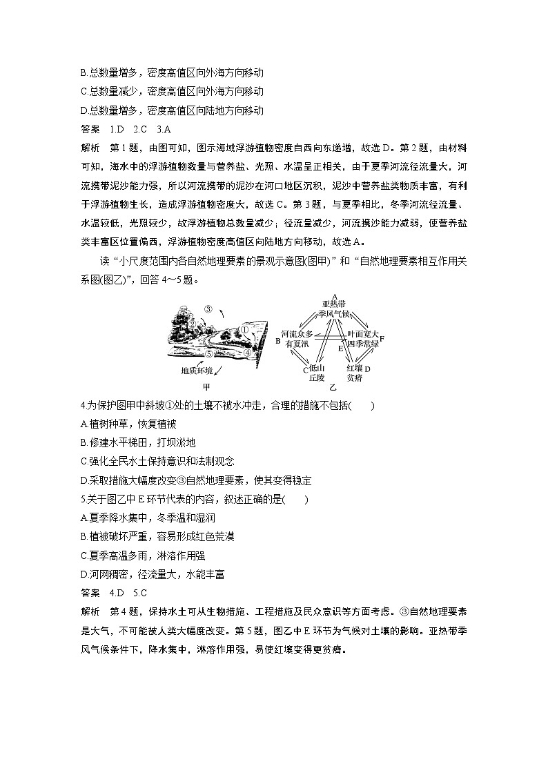 2020版地理新导学大一轮湘教版讲义:必修Ⅰ第四章自然地理环境的整体性与差异性第11讲03