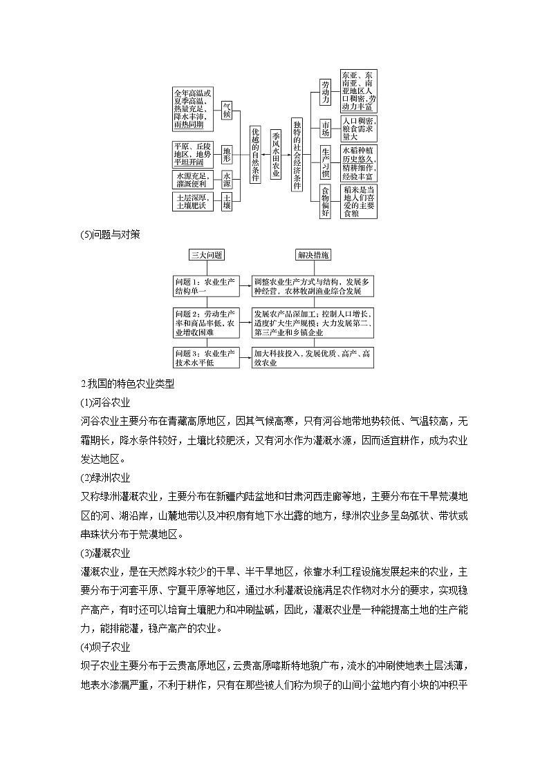 2020版地理新導(dǎo)學(xué)大一輪人教新高考（魯京津瓊）講義：必修②　第三章　農(nóng)業(yè)地域的形成與發(fā)展第21講第2頁(yè)