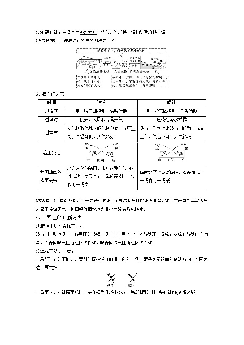 2020版地理新導(dǎo)學(xué)大一輪人教版講義：必修①第三章地球上的大氣第8講第2頁(yè)