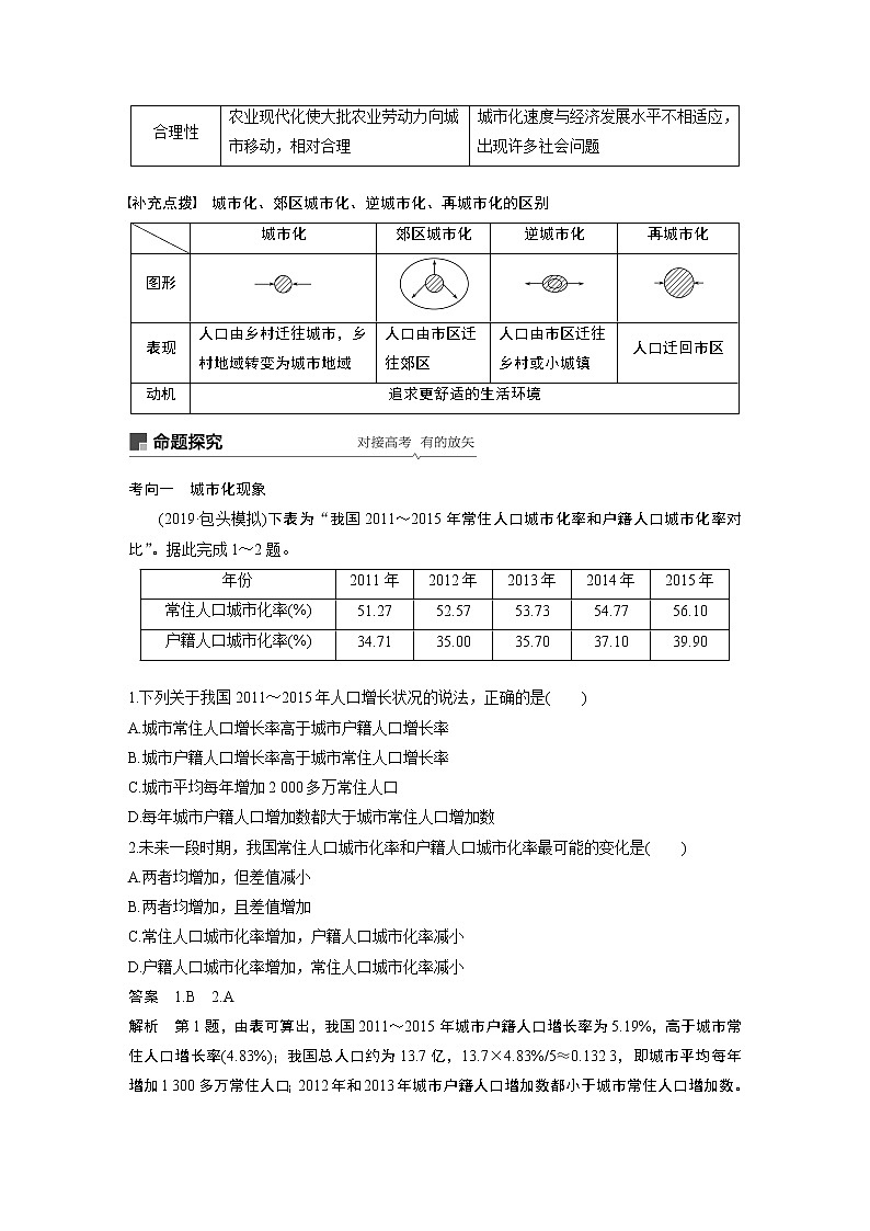 2020版地理新导学大一轮鲁教新高考(鲁京津琼)讲义:第二册 第二单元 城市与地理环境第20讲03