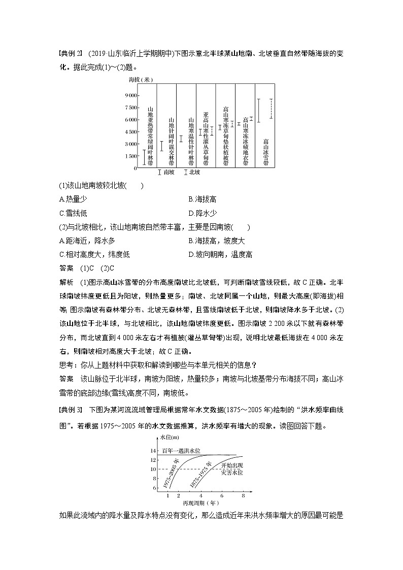 2020版地理新导学大一轮鲁教新高考(鲁京津琼)讲义:第一册第四单元从圈层作用看地理环境内在规律及自然灾害学科关键能力提升402