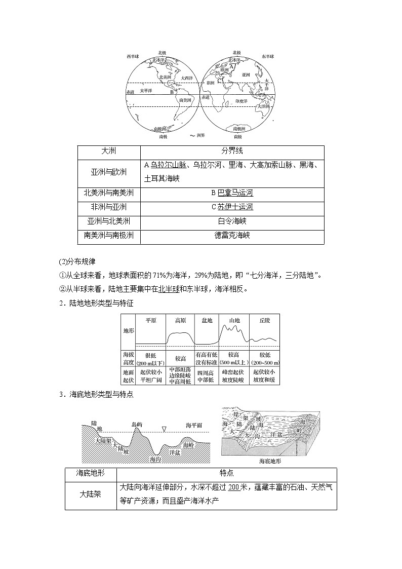 2020版地理新导学大一轮鲁教非新高考地区专用讲义:区域地理 第一单元 世界地理第37讲02