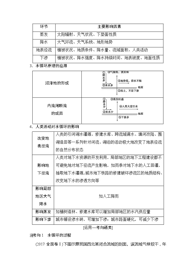2019版高考地理总复习(湘教版通用)一轮复习讲义:第2章第5节水循环和洋流03
