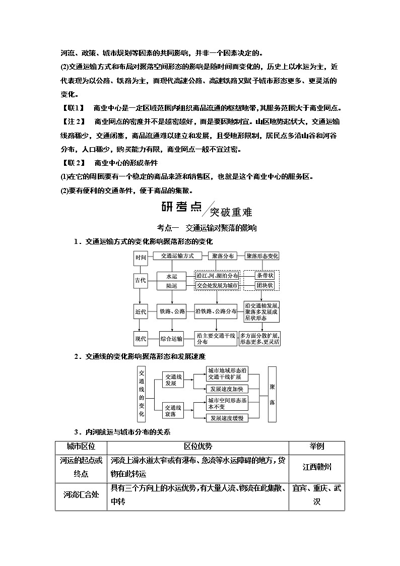 2020版高考一轮复习地理人教版学案:第二模块第五章第二讲交通运输方式和布局变化的影响02