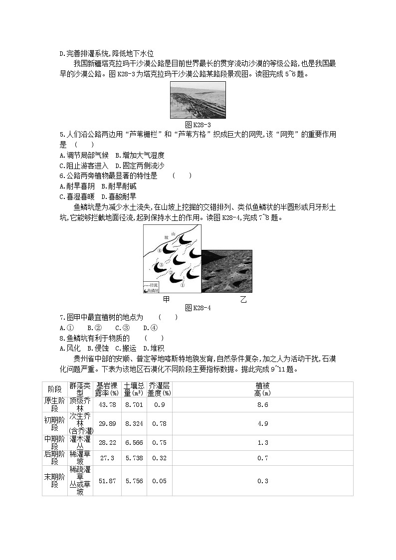2019年高考地理一轮复习第14章 区域生态环境建设与区域自然资源综合开发利用 作业(含解析) 练习02