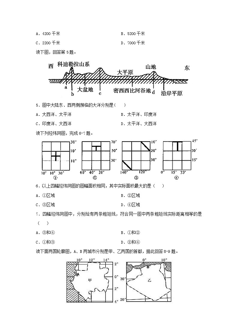 【地理】宁夏石嘴山市第三中学2019-2020学年高二10月月考试题第2页