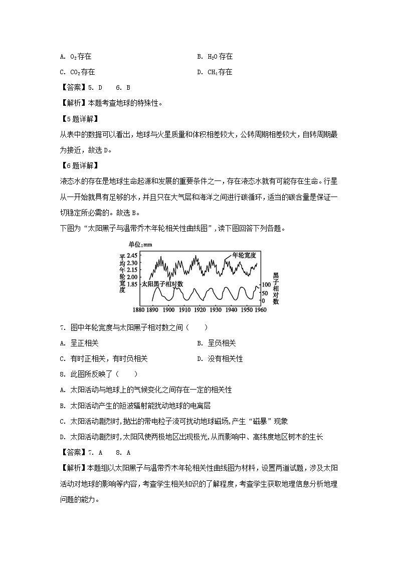 【地理】吉林省延边第二中学2019-2020学年高二上学期第一次月考试题(解析版)03
