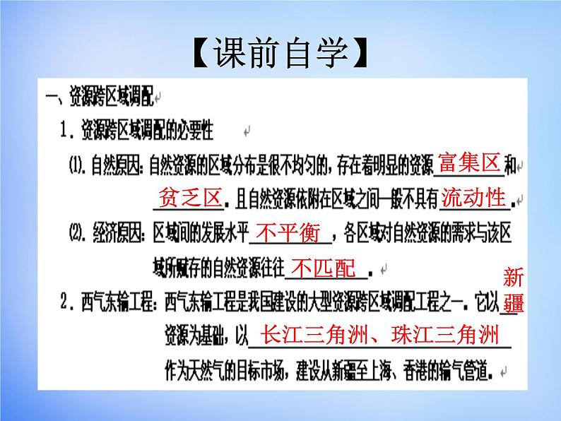 人教版高中地理必修3 5.1资源的跨区域调配(共20张PPT)课件03