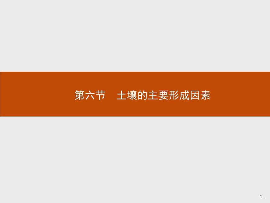 第二章　第六節(jié)　土壤的主要形成因素 課件-中圖（2019）必修第一冊地理第1頁