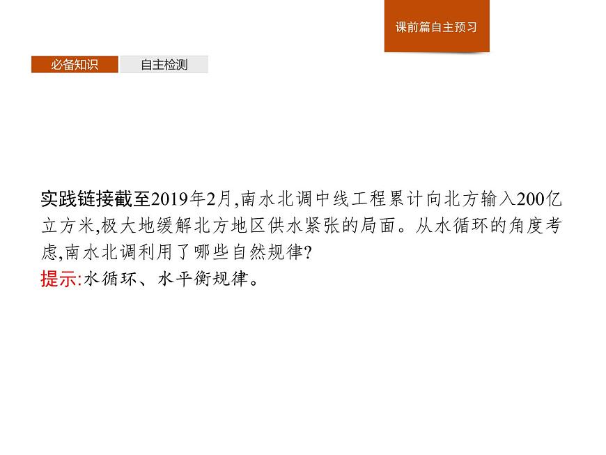 第二章　第四節(jié)　水循環(huán)過程及地理意義 課件-中圖（2019）必修第一冊地理第5頁