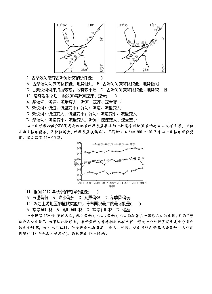 江苏省苏州市2021届高三上学期期中考试 地理(含答案)03