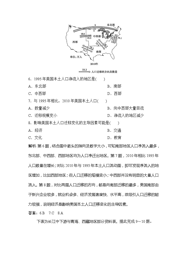 （新教材）2019-2020學(xué)年中圖版地理必修第二冊(cè)作業(yè)：章末綜合檢測(cè)（一）第3頁(yè)