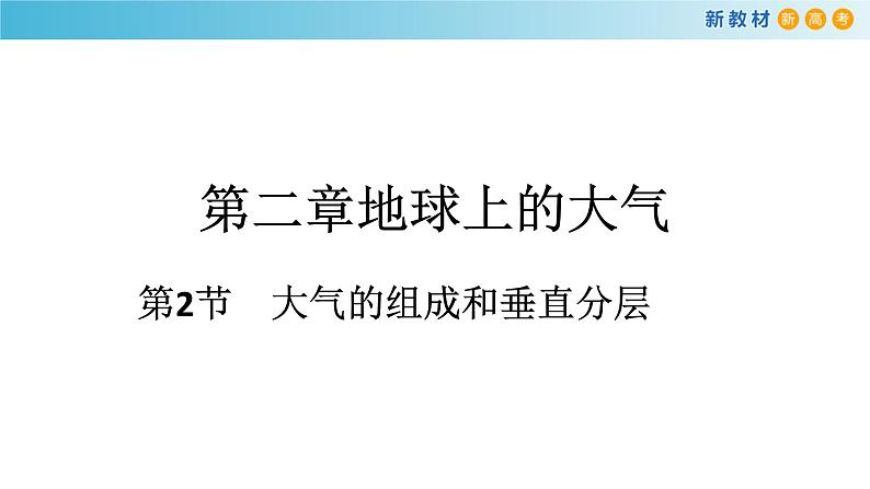 2019-2020学年【新教材】人教版高中地理必修1课件:2.2大气的受热过程和大气运动课件(共21张PPT)01