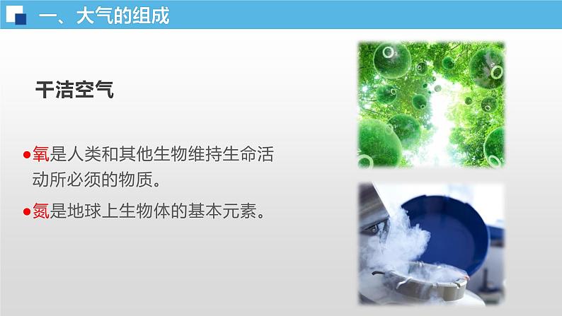 2.1 大气的组成和垂直分层(同步课件)-【备课无忧】2020-2021学年高一地理同步备课(新教材人教版必修1)05