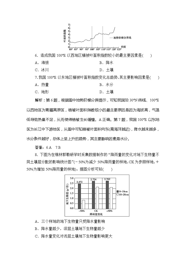 （新教材）2019-2020學年魯教版地理必修第一冊練習：第二單元單元活動　學會自然地理野外考察第3頁
