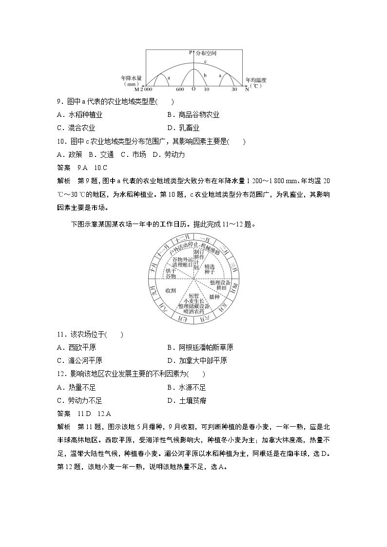 2019-2020学年新素养同步导学鲁教版高中地理必修二老课标版练习：单元检测试卷（三）03