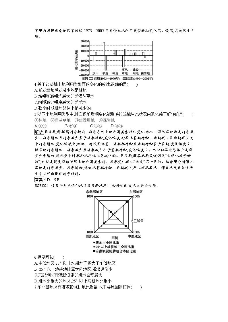 2019-2020学年高中地理鲁教版必修1同步：4.1自然资源与人类 试卷02