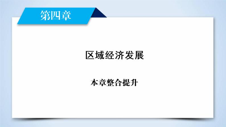 人教版高中地理必修三：第4章　区域经济发展 整合提升 章节综合课件02