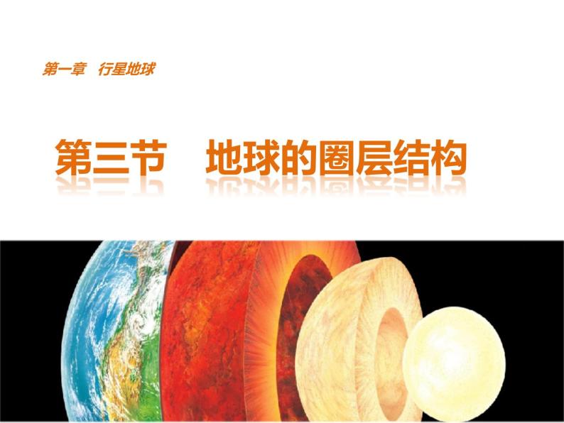 高中地理湘教版必修一第一章第三节地球的圈层结构课件01