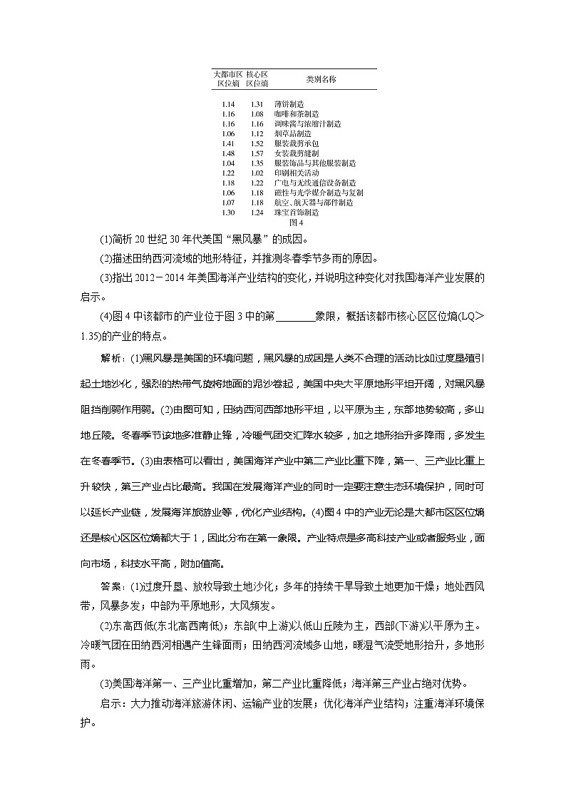 2020版高考地理大三轮复习浙江专用版练习:2非选择题专练(二)第2页