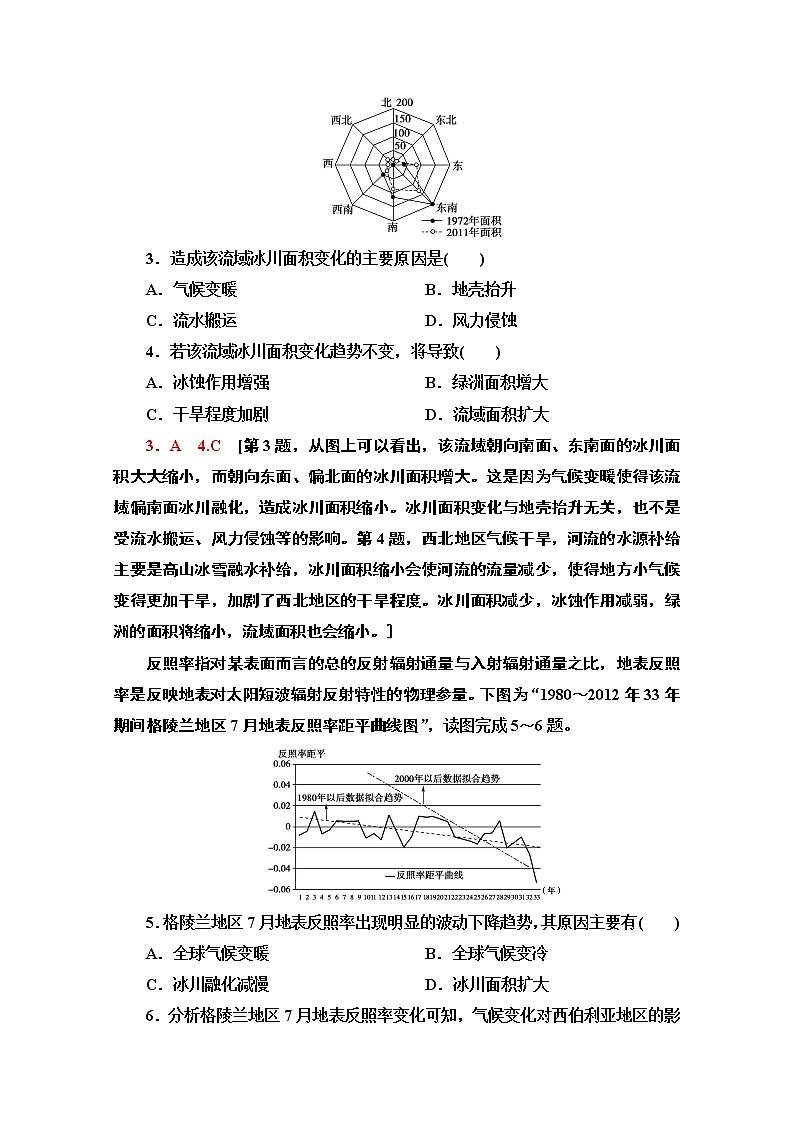 2020-2021学年地理人教版必修1课时分层作业11 全球气候变化第2页