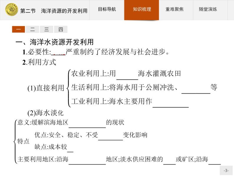 2018版高中地理人教版选修2课件：5.2 海洋资源的开发利用03