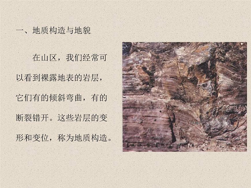 2.2構(gòu)造地貌的形成 課件第5頁