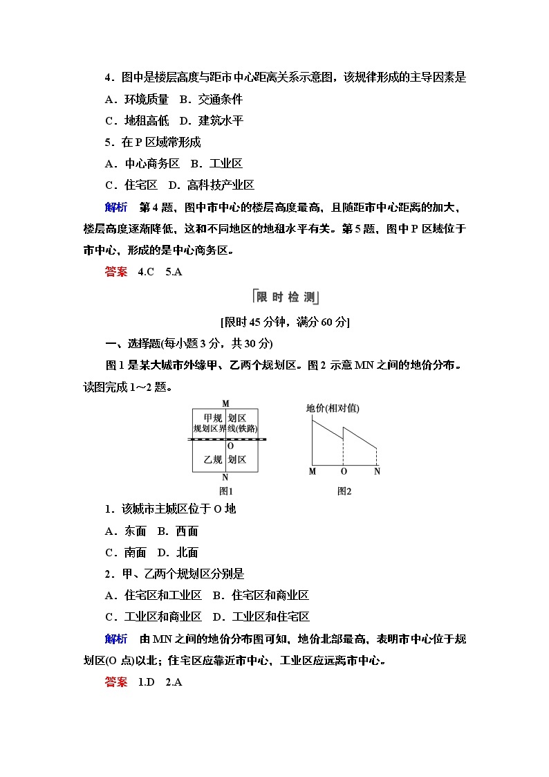 2021春人教版地理必修2第二章城市与城市化第1节 PPT课件+同步练习03