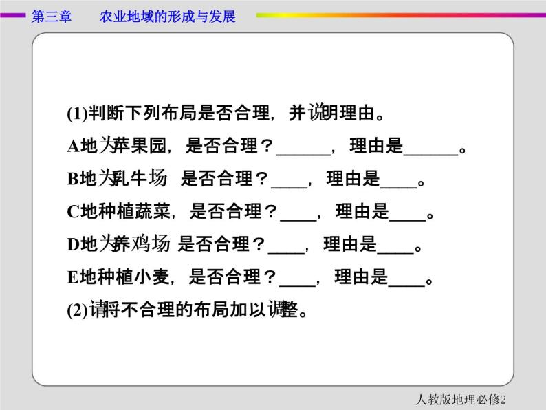 2021春人教版地理必修2第三章农业地域的形成与发展章末 PPT课件+练习07