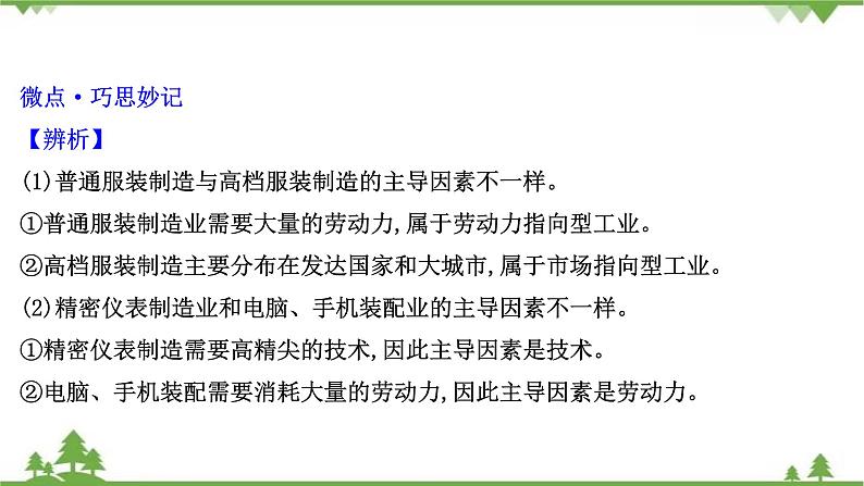 2021版高考地理核心讲练答一轮复习鲁教通用版(课件+核心考点+课时提升作业):第7单元产业活动与地理环境 第2讲06