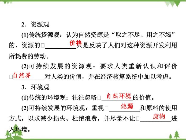 2021年春中图版高中地理必修2 第4章 第3节 通向可持续发展的道路 PPt课件+试卷06