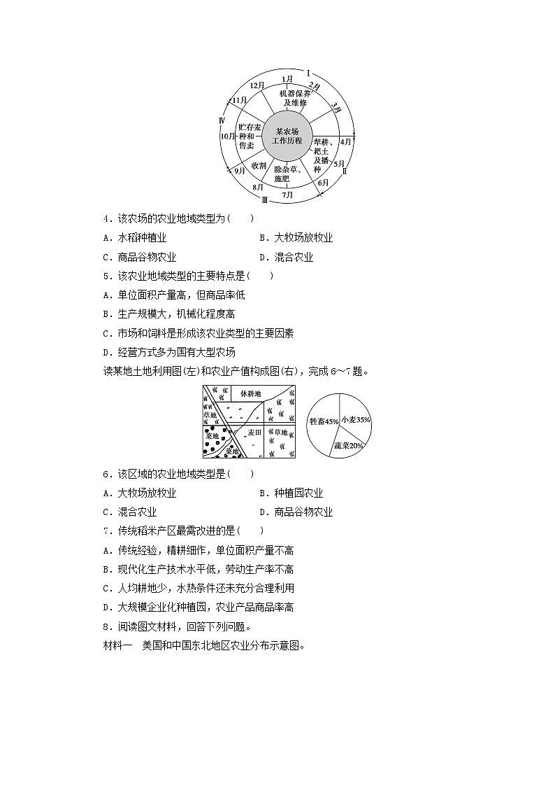 人教版高中地理必修2同步习题:3.2以种植业为主的农业地域类型 Word版含答案02