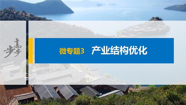 2021届高中地理新教材同步选择性必修第二册 第3章 微专题3 产业结构优化第1页