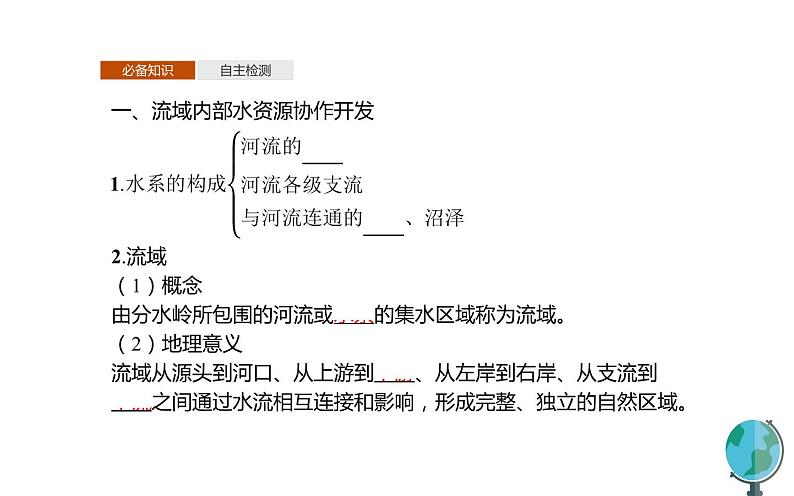 高中地理人教版(2019)选择性必修2第四章第一节流域内协调发展 课件04