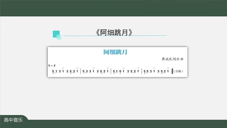 人音版必修《音乐鉴赏》13 中国舞蹈音乐之《阿细跳月》 课件PPT+教案+任务单+练习03