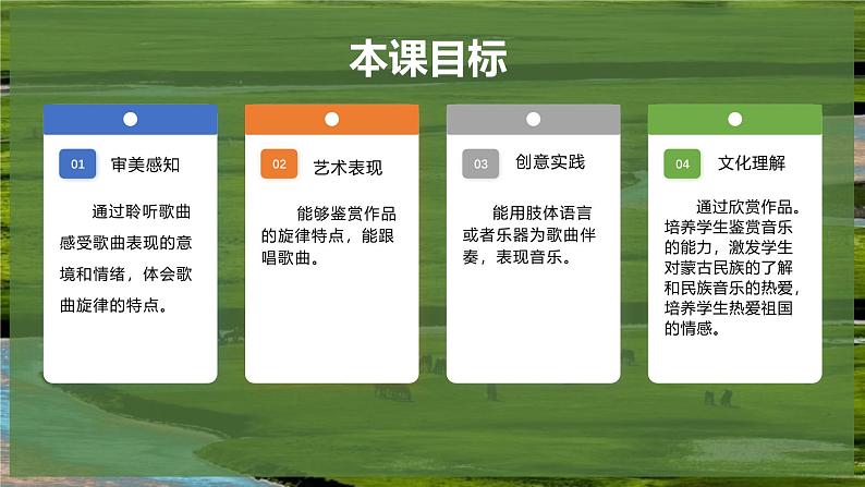第五单元草原牧歌——《父亲的草原母亲的河》课件2024-2025学年人音版(2024)初中音乐七年级上册第4页
