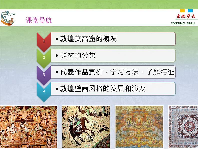 人教版高中美术选修:美术鉴赏 第四课 天上人间——壁画 课件第3页
